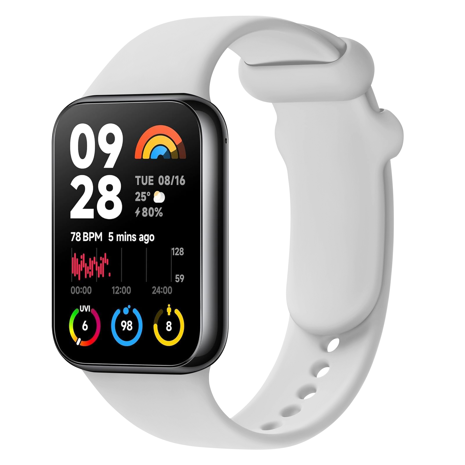 Xiaomi Luxury Watch - Silikon Kayış Xiaomi Mi Akıllı Bant