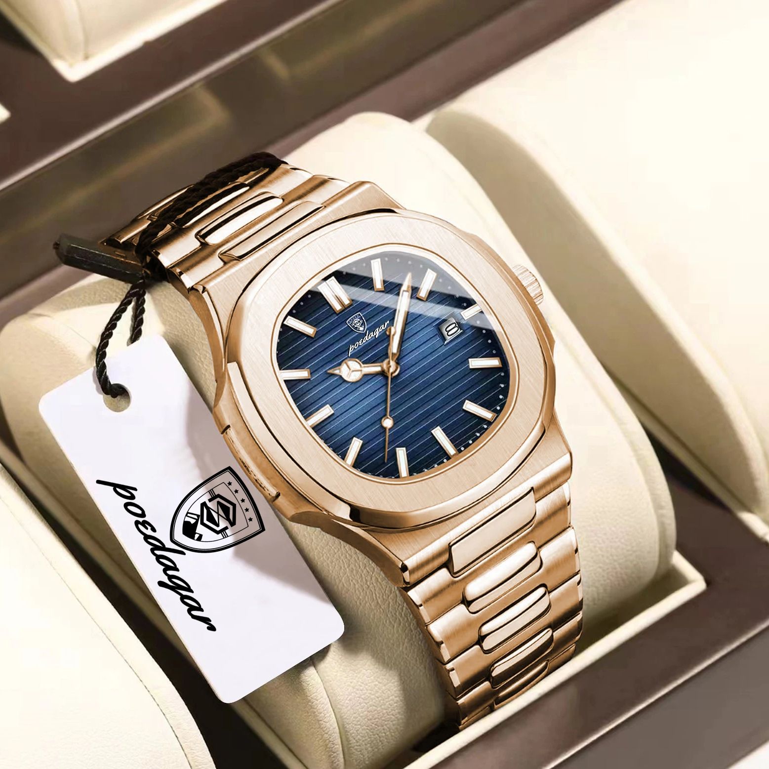 Open Heart Watch - POEDAGAR Moda Çift Saati Su Geçirmez