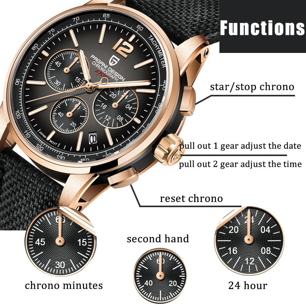 Luxury Watch Men - PAGANI DESIGN Yeni Erkek Saati 41mm