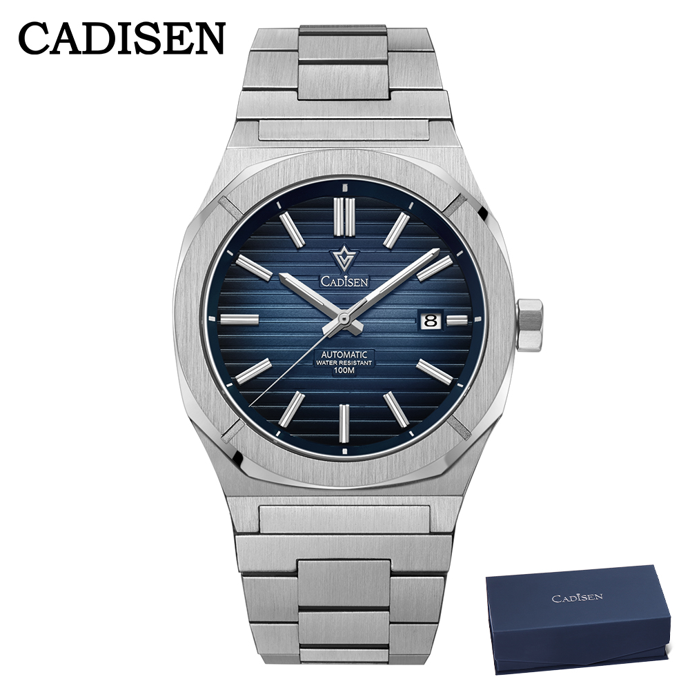 Luxury Watch Men - CADISEN 2026 Dalgıç Saati Safir MIYOTA
