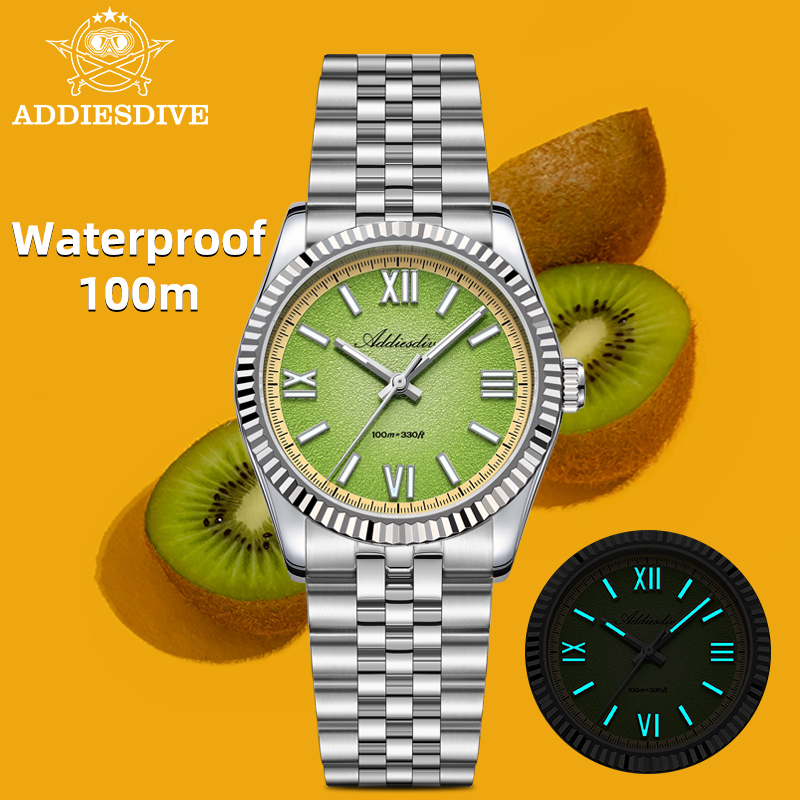 Luxury Watch With Bracelet - ADDIESDIVE Erkekler VH31 Kuvars İzle 36