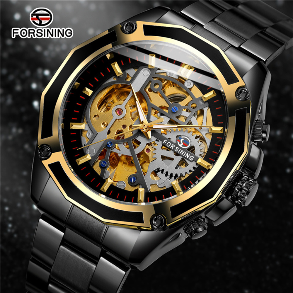 Luxury Watch And Price - Forsining 1030G iskelet açık otomatik İzle