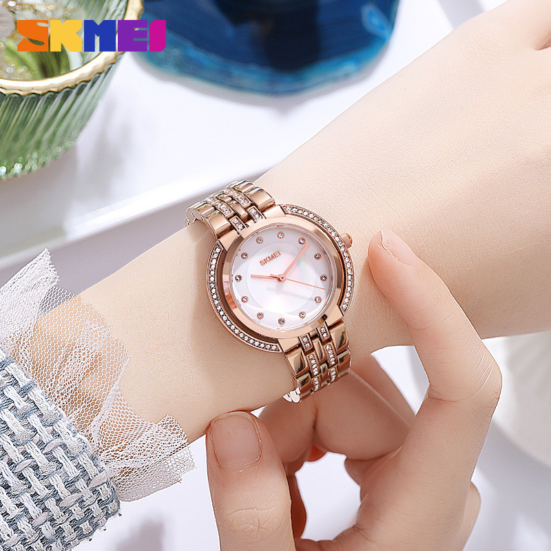 Luxury Watch With Bracelet - Bayan Bilezik Kuvars Saatler Lüks Taklidi