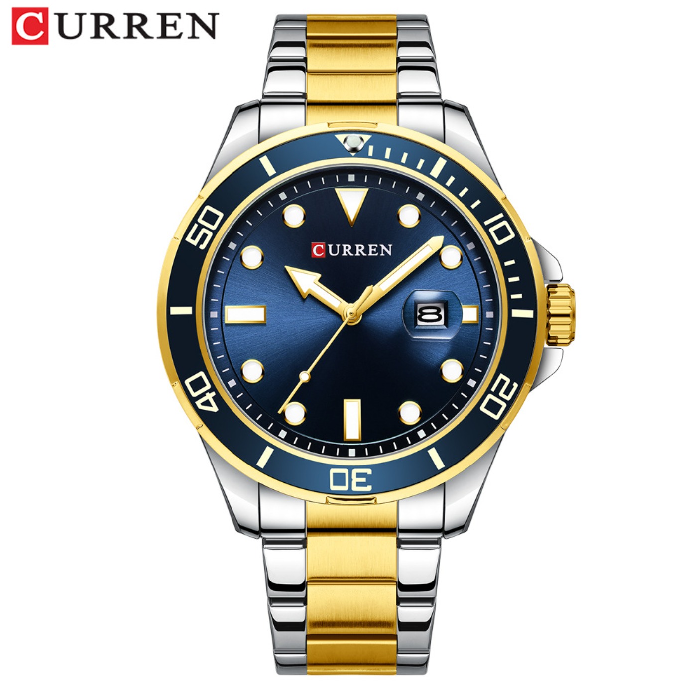 CURREN Yeni Yeşil Su Hayaleti  - Luxury Watch Men incelemesi ve fiyatı