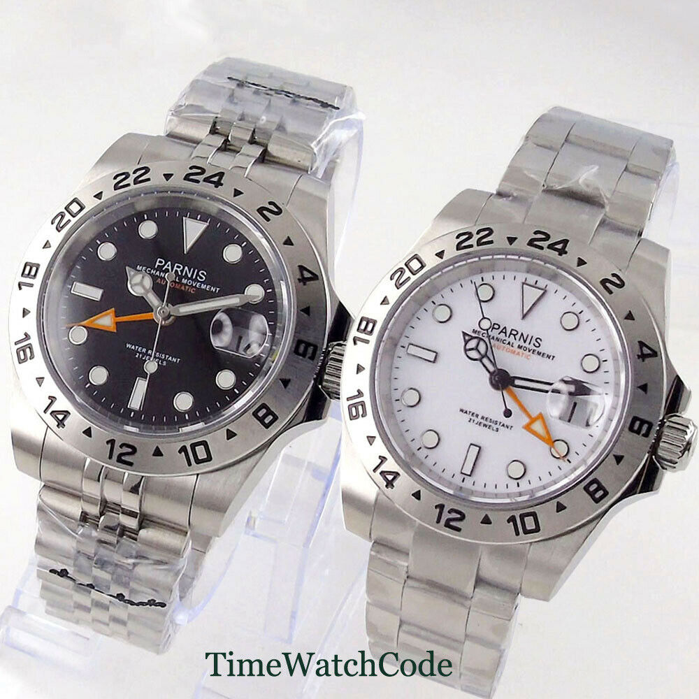 40 40mm safir cam otomatik erk - Gmt Dual Timezone Watch incelemesi ve fiyatı