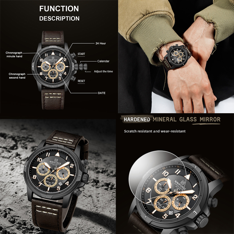NAVIFORCE Erkekler İçin Moda K - Field Watch Military incelemesi ve fiyatı