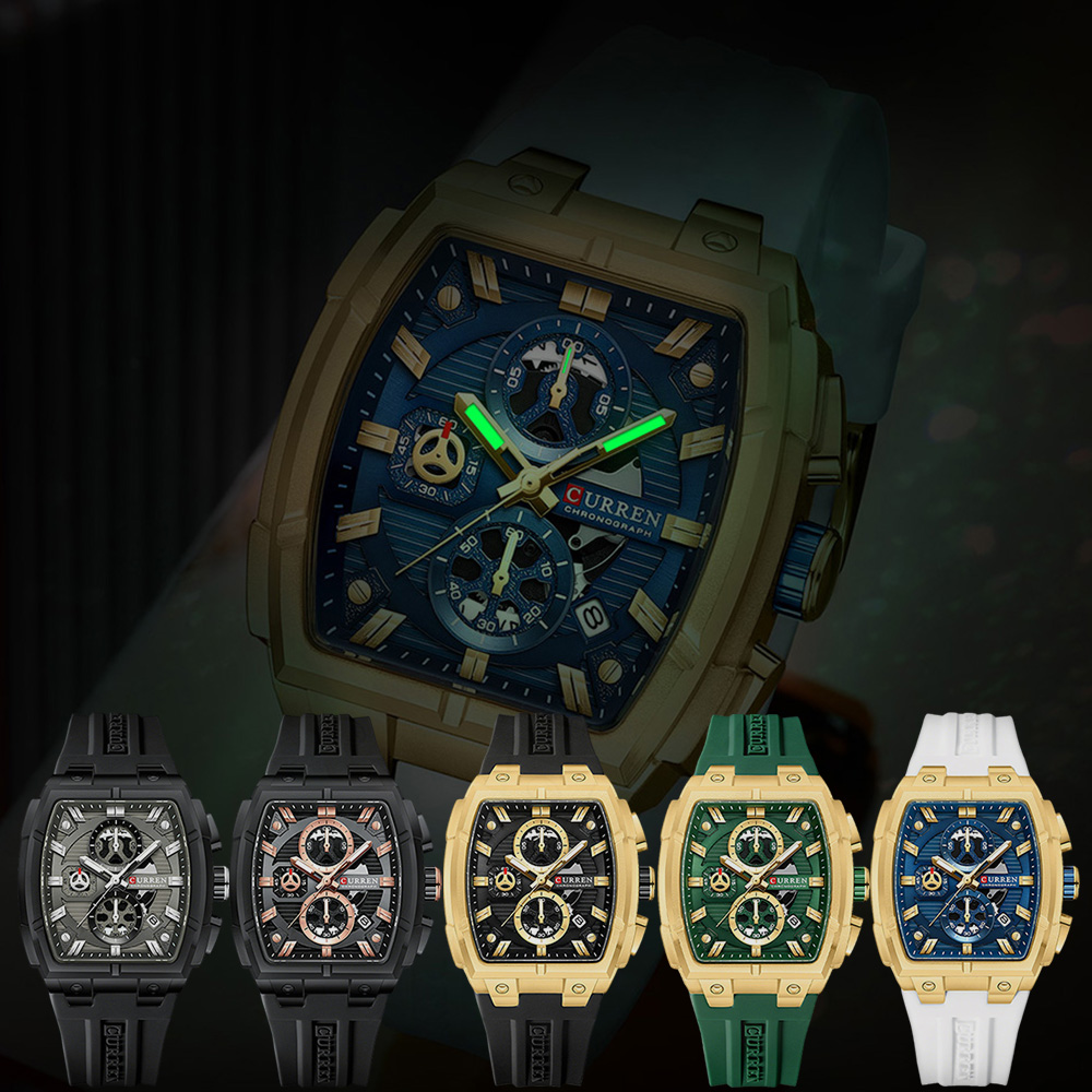 CURREN Lüks Vintage Erkek Spor - Luxury Watch With Bracelet incelemesi ve fiyatı