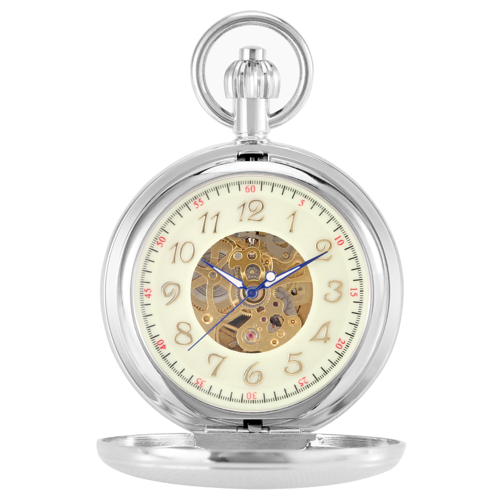 Lüks Retro Gümüş Bakır Otomati - Luxury Watch With Arabic Numerals incelemesi ve fiyatı