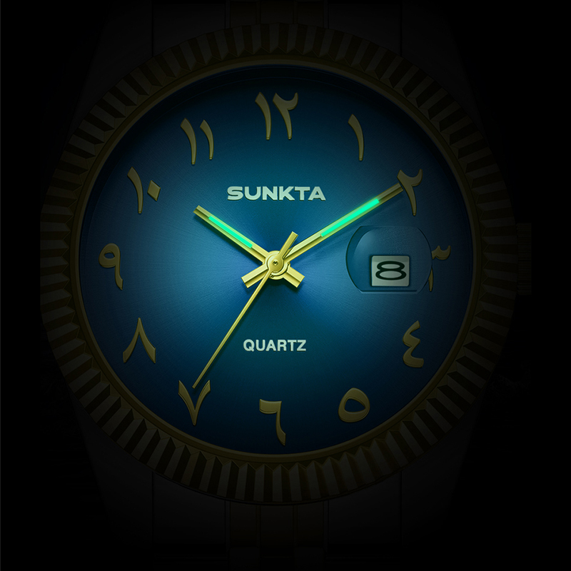 SUNKTA Üst Marka Lüks kadın Ku - Luxury Watch With Arabic Numerals incelemesi ve fiyatı