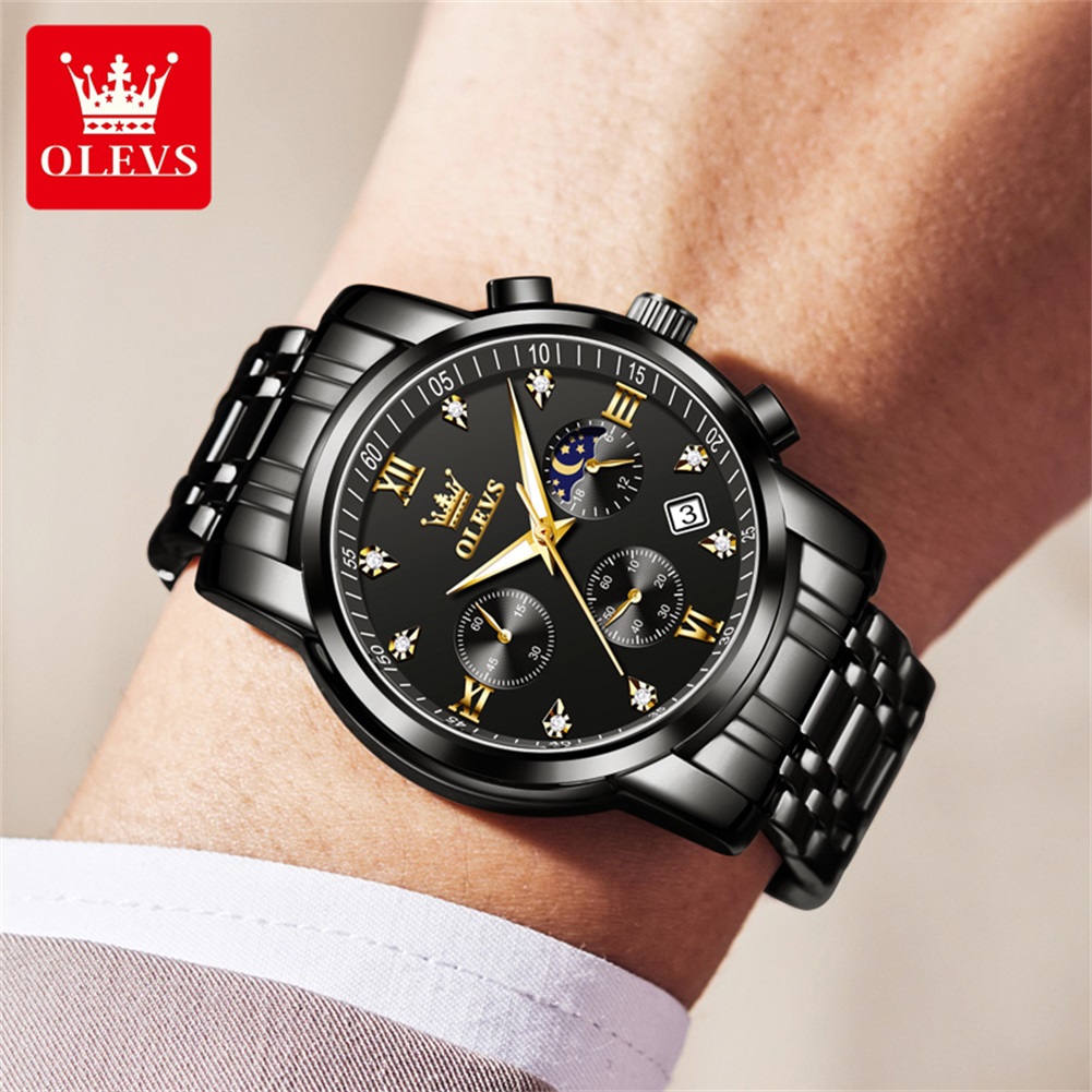 OLEVS Popüler erkek saatleri p - Luxury Watch Men incelemesi ve fiyatı