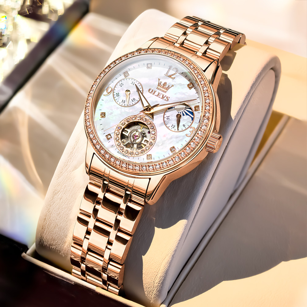 OLEVS kadın saatleri üst marka - Luxury Watch With Bracelet incelemesi ve fiyatı