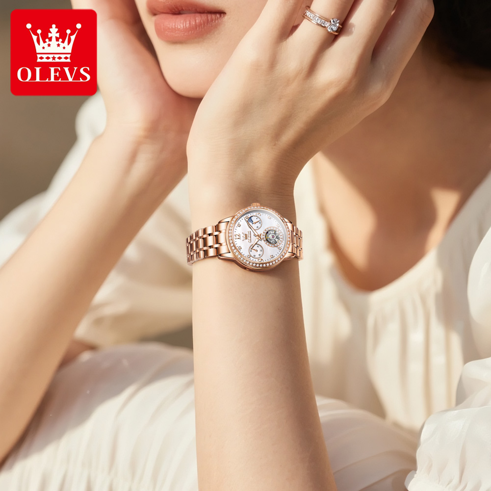 OLEVS kadın saatleri üst marka - Luxury Watch With Bracelet incelemesi ve fiyatı