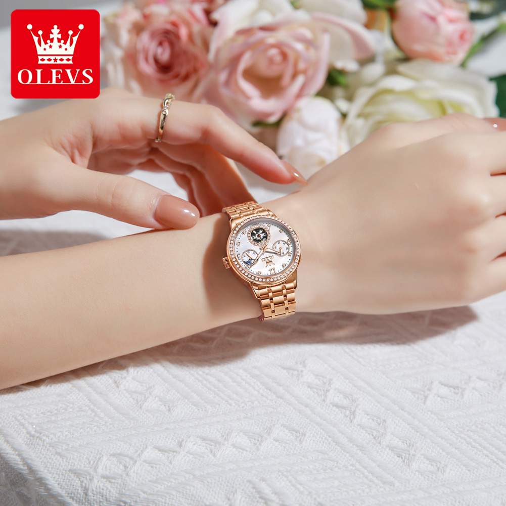 OLEVS kadın saatleri üst marka - Luxury Watch With Bracelet incelemesi ve fiyatı